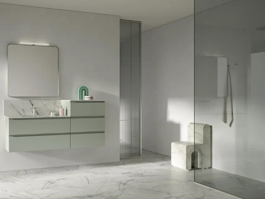 Mobile da Bagno sospeso BIK BK14 di Compab